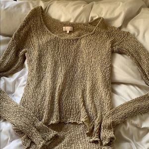 Tan Knit Sweater - Aritzia S